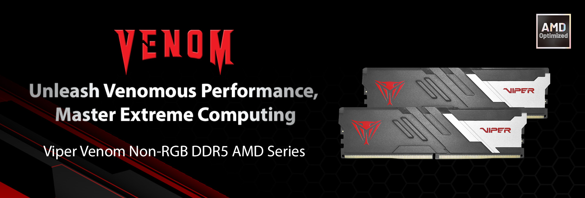 Viper Venom Non-RGB DDR5 AMD Series | Viper Gaming